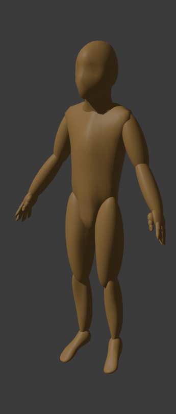 3D Modell eines Menschen